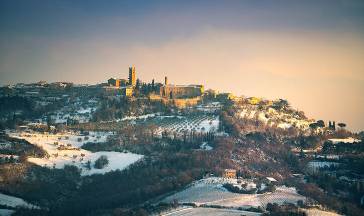 winter in tuscany